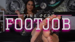 Pink Pedi Footjob Loser Edition
