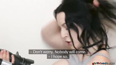 Big tits goth pussy eating blonde in empty house - Girlfriends XXX