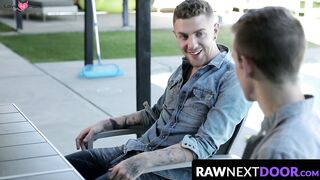 RawNextDoor.com - Bottom bitch twink Scott Finn gets his hole destroyed with Danny Gu