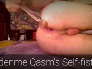 chub self-fists and rides bad dragon toy