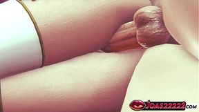 Princess&#x1F478; Trix Wild Floor Sex - Horny&#x1F975; Redhead Teen Gets Creampie In Massive Tits Dress 3D Hentai