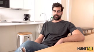 HUNT4K. Hussy wants to be banged so BFs buddy drills her pussy