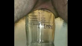 Stretching my Ass wide on 2 litre bottle