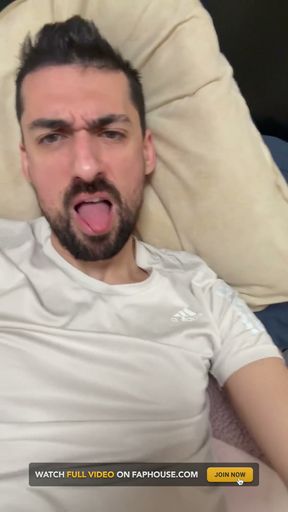 Hot Stepdaddy Showing off Big Cock