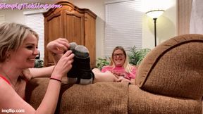 Kendra Lynn's Socks to Barefeet Tickled by Kody Evans HD WMV