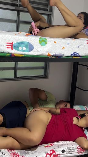My Stepsister Gets Hot Listening To Me Fucking