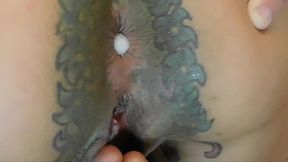 i don t know how many orgasms the bitch had, but after the deep throat, she would not stop screaming for me to continue fucking her ass until it filled with cum