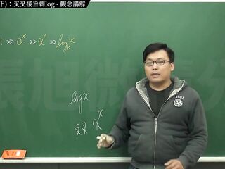 [復甦][真・最大華人微積分教學頻道] 極限篇重點十之三：老大比較法 (下)：叉叉接旨刺 log｜觀念講解｜數學老師張旭