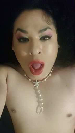 In Bed Nude with Feet Jewelry on