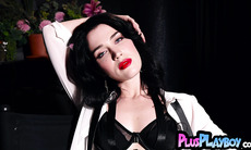 Beautiful small tits babe Evelyn Claire passion posing in black lingerie