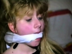 Amateur teen tied up for bdsm