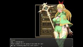 nymphomania priestess [cuckold hentai game pornplay] ep.7 cute elf slut cum in the street while having her nipples pinched !