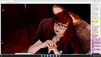 little cosplay fox wanting to play on webcam for tips