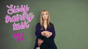 Sissy training task May 24