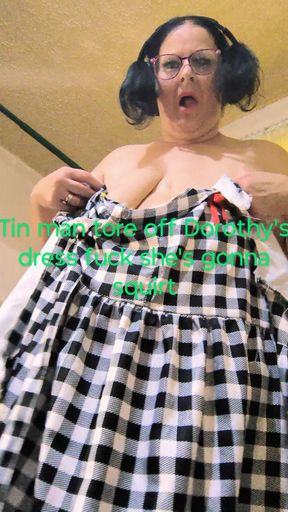 Tin Man Ripped off Her Dress Now He&#039;s a Squirted Mess