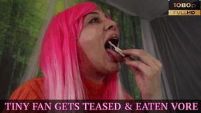 Tiny Fan Teased & EATEN Vore - {HD 1080p}