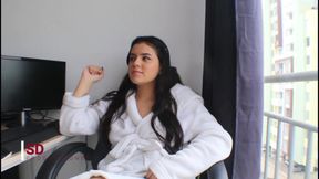 My Stepsister Shows the Whole University That She Is Not Lesbian - Melaniec- Porn in Spanish
