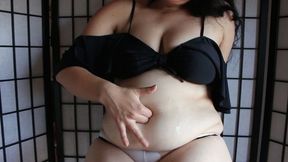 Out of condoms, fuck my Navel instead