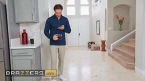BRAZZERS - Danielle Renae Refuses To Cancel Her Cuckold Fantasy And Sneaks Scott In For A Quicky
