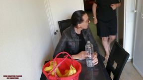 Stuck By My Milf Cougar Stepmom In Kitchen