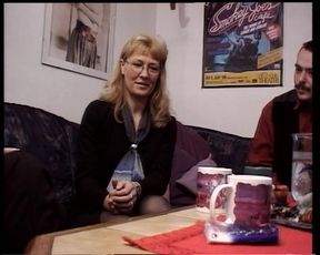 A Blonde Lady From Germany Is Here to Drain His Cock