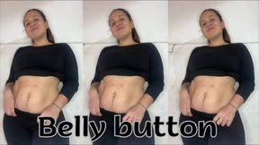 I go crazy touching and teasing this soft belly… belly button obsession
