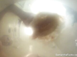 Samantha Saint dreams of bathtub sex with Abigail Mac