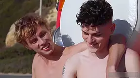 Avery Jones And Zach Astor - Lucavisconti - A Beach Day (zach Fk Avery Bb)