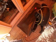 Cyborg get in Vacbed - with inflatable heavy rubber suit in Vacbed