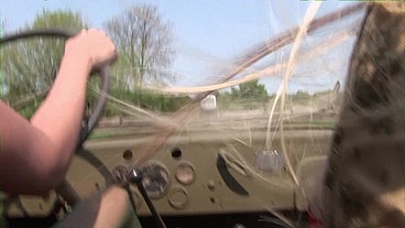 Alexis Silver And Her Friend Bend Over For Dick Right On The War Tank - 4K Ultra HD