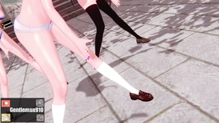 【KKS／MMD】ヴァンパイア セイバー 間桐桜 遠坂凛【Fate staynight】