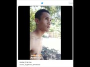 Live Outdoor Jerk Off and Cumming Broadcast Recording