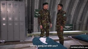 Cadet Giorgio Angelo got drilled and bred by Sergeant Faisul Bittar