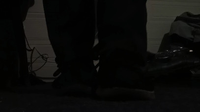 Shoe and sock removal