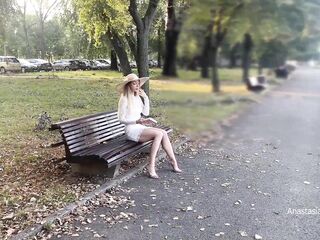 My wife is flashing her vagina to people in park. No pants in public.