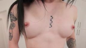 Transsexual Nikki North gets fucked and gives a handjob in VR