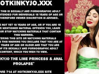 Hotkinkyjo the lime princess & anal prolapse