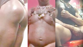 black muscle butt toying and cum unloading scenes