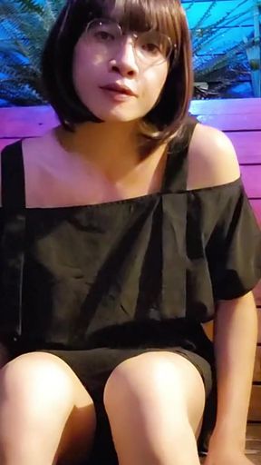 Masturbate, Sexy Dress and High Heels