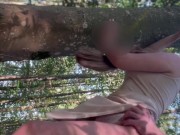 Blowjob im Wald