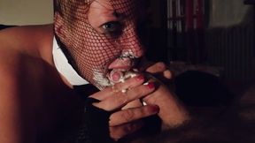 Food Play with Strawberries and Creamy Pussy for Miss Kika (homemade, Big Tits, Creamy Blowjob)
