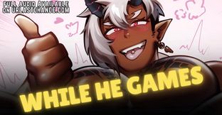 Demon BF Grinds Me Raw While Gaming Gushes Cum Explosion