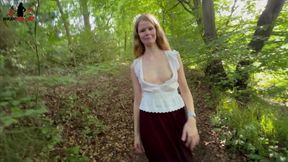 Facial and Risky Sperm Walk in the Forest