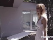 Vanessa Vaughn, debuts for Private in a trio with Belle Claire