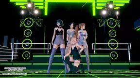 MMD KiIIer Lady Mai Shiranui Marie Rose Katsumi Tamaki Doa Sexy Dance