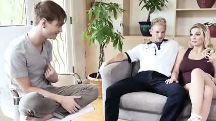 Stepmoms Pussy As A Graduation Gift For Her Stepson