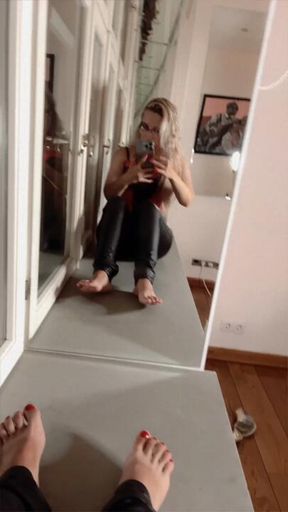 Look in front of the mirror