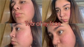 Tour of my face, eyes, mouth and more