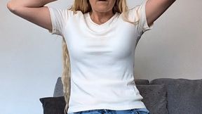 Masturbating to Lesbian Porn