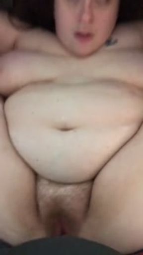 Submissive wife tied up, fucked and gets her hairy pussy filled with cum